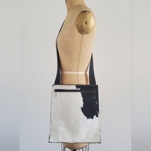 Nine West stylish black and white crossbody bag for casual outings